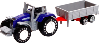 Трактор игрушечный Автоград Фермер / 7836212 (синий) - 