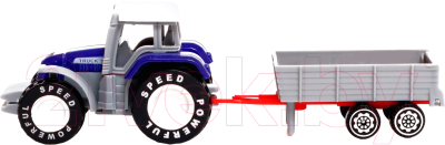 Трактор игрушечный Автоград Фермер / 7836212 (синий)