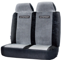 Комплект чехлов для сидений Autoprofi GAZ-002 BK/GY - 