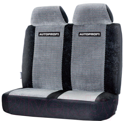 Комплект чехлов для сидений Autoprofi GAZ-002 BK/GY