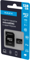 Карта памяти Maxvi microSDXC 128GB Class 10 UHS-I (1) - 