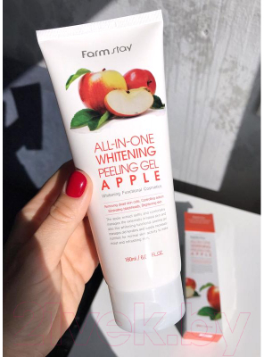 Пилинг для лица FarmStay All In One Whitening Peeling Gel Cream Apple (180мл)