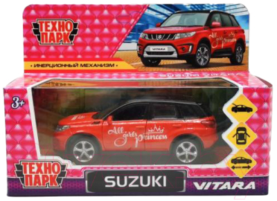 Автомобиль игрушечный Технопарк Suzuki Vitara / VITARA-12GRL-RD