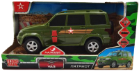 Автомобиль игрушечный Технопарк Уаз Патриот Армия России / PATRIOTBLACK-22PLARR-GN - 