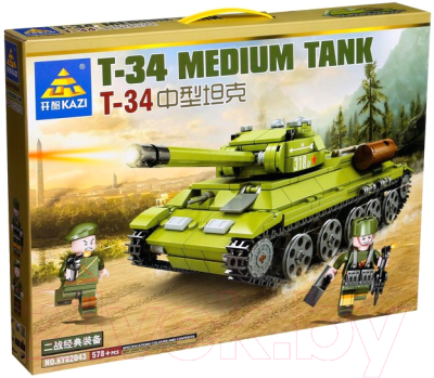 Конструктор Sima-Land Танк Т-34 / 9275078