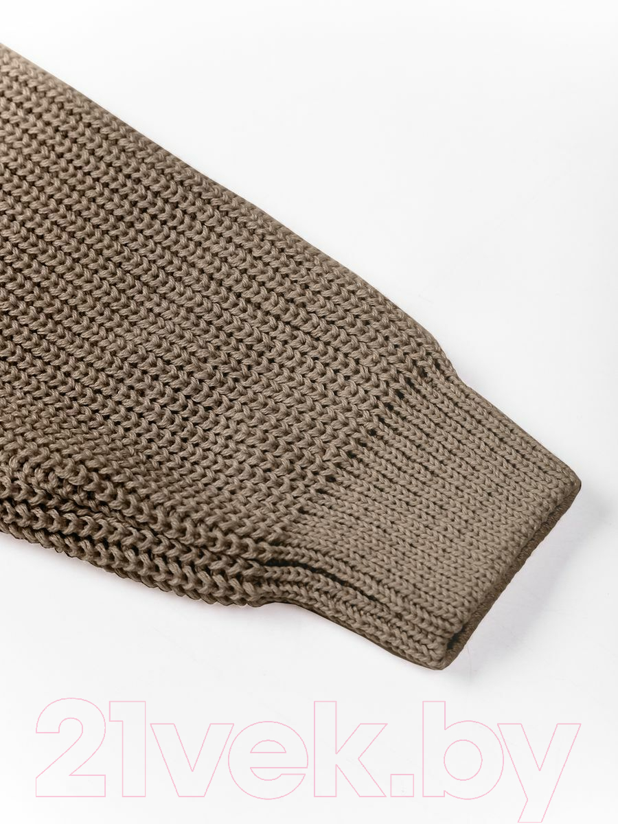 Кофта детская Amarobaby Knit / AB-OD21-KNIT2601/03-122 (бежевый, р.122) — фото 5