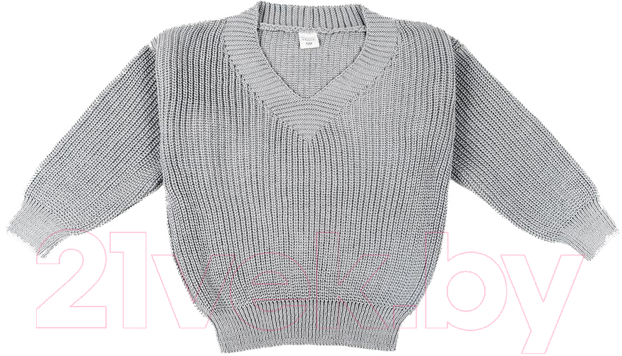 Кофта детская Amarobaby Knit / AB-OD21-KNIT2601/11-128 (серый, р.128)