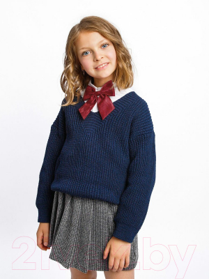 Кофта детская Amarobaby Knit / AB-OD21-KNIT2601/20-134 (синий, р.134)