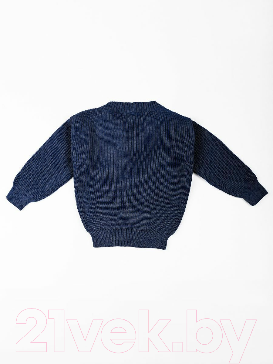 Кофта детская Amarobaby Knit / AB-OD21-KNIT2601/20-140 (синий, р.140) — фото 2