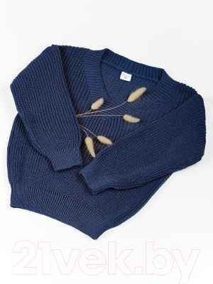 Кофта детская Amarobaby Knit / AB-OD21-KNIT2601/20-146 (синий, р.146)