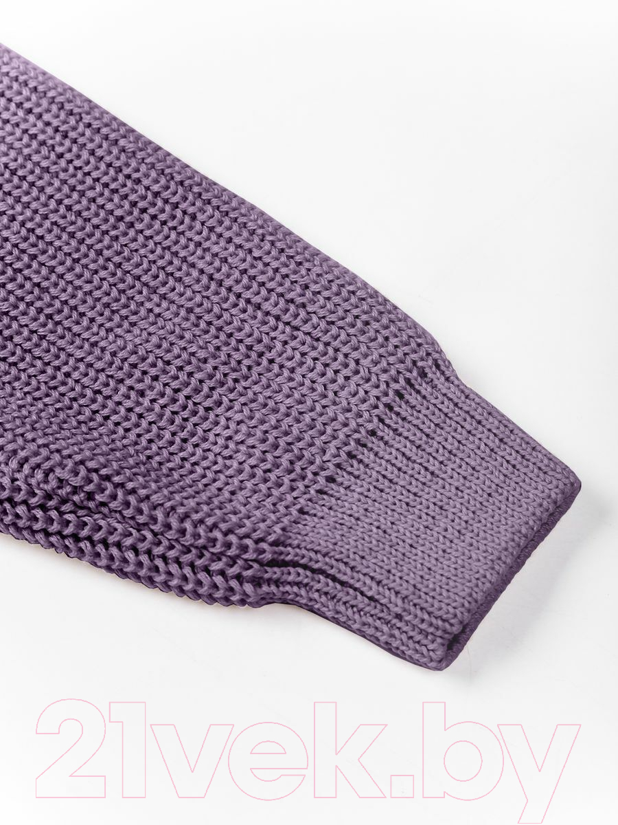 Кофта детская Amarobaby Knit / AB-OD21-KNIT2601/17-122 (сиреневый, р.122) — фото 5