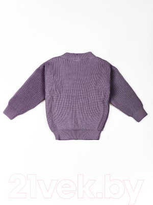 Кофта детская Amarobaby Knit / AB-OD21-KNIT2601/17-128 (сиреневый, р.128)