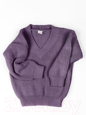 Кофта детская Amarobaby Knit / AB-OD21-KNIT2601/17-134 (сиреневый, р.134)