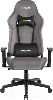 Кресло геймерское Vmmgame Astral / OT-B23-VRGY (велюр серый)
