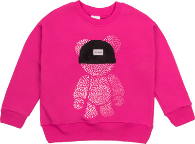 Свитшот детский Amarobaby Electric Bear / AB-OD22-EB28/25-128 (фуксия, р.128) -