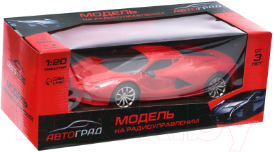 Радиоуправляемая игрушка Автоград СпортКар / 7642891 (красный)