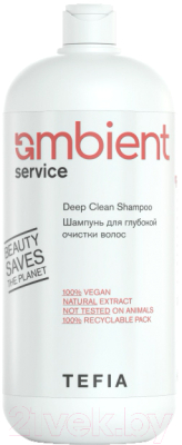Шампунь для волос Tefia Ambient Service Для глубокой очистки волос (1л)