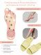 Миниатюра изображения товара Тапочки домашние Amaro Home Massage Открытый нос / HOME-4028Mas-Gre-38 (р.38-39, зеленый)