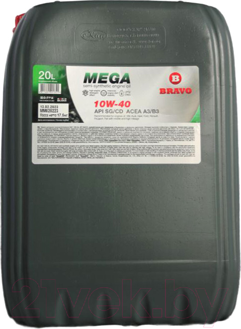 Моторное масло BravO Mega 10W40 SG/CD