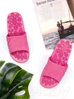 Изображение товара Тапочки домашние Amaro Home Relax Step Открытый нос / HOME-4019RS-F-36 (р.36-37, фуксия)