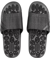 Тапочки домашние Amaro Home Relax Step Открытый нос / HOME-4019RS-Bl-40 (р.40-41, черный)