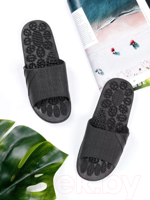 Изображение товара Тапочки домашние Amaro Home Relax Step Открытый нос / HOME-4019RS-Bl-40 (р.40-41, черный)