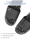 Миниатюра изображения товара Тапочки домашние Amaro Home Relax Step Открытый нос / HOME-4019RS-Bl-40 (р.40-41, черный)