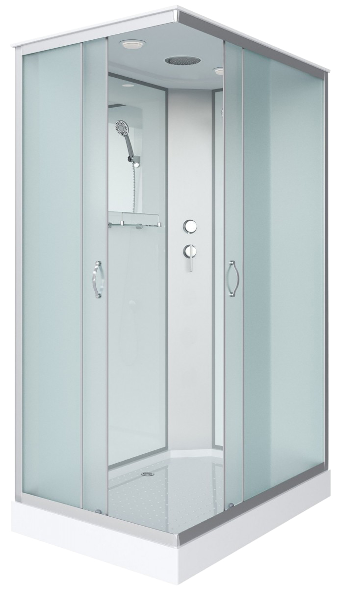 Душевая кабина Niagara NG-43085-14Q 100x80 (матовое стекло)