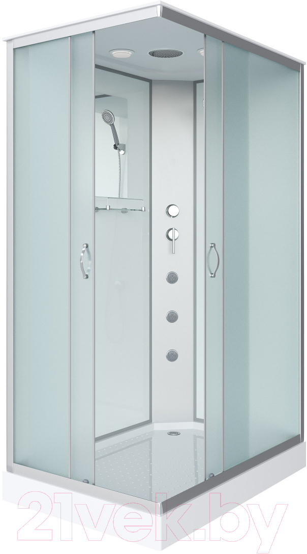 Душевая кабина Niagara NG-43085-14QP 100x80 (матовое стекло)