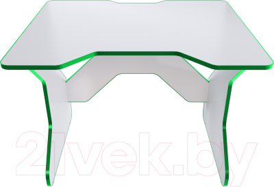 Геймерский стол Vmmgame One White 100 Green / TL-1-WEGN