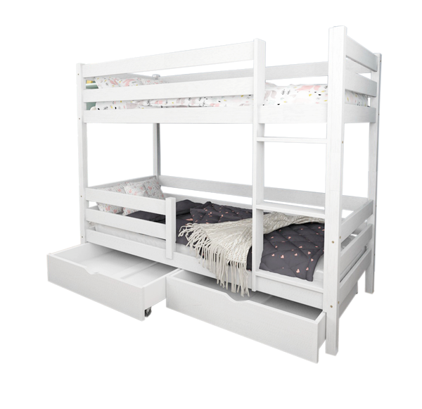 EcoWood Моритц 2 80х180 с бортиком и ящиками / ECO.001.00043.80-180.W ...