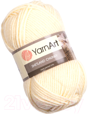 Пряжа для вязания Yarnart Shetland Chunky 50% шерсть верджин, 50% акрил / 603 (150м)