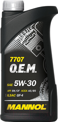 Моторное масло Mannol OEM 5W30 SN/CF / MN7707-1 (1л)