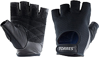 Перчатки для пауэрлифтинга Torres PL6047M (M, черный) - 