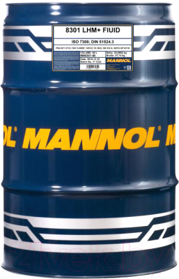 Жидкость гидравлическая Mannol LHM Plus Fluid / MN8301-60 (60л)