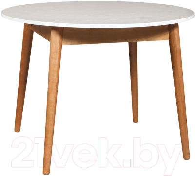 Обеденный стол Мебель-Класс Зефир (белый/Р43)