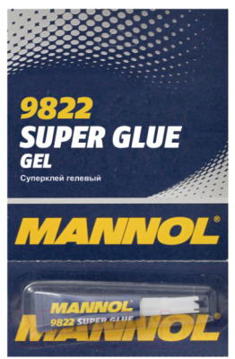 Клей Mannol Gel Super Glue / 9822 (3г)