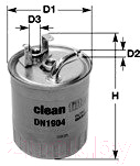 Топливный фильтр Clean Filters DN1904