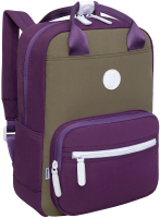 Рюкзак Grizzly RXL-326-3 (фиолетовый/хаки) - 