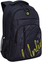 Рюкзак Grizzly RU-336-2 (черный/салатовый) - 