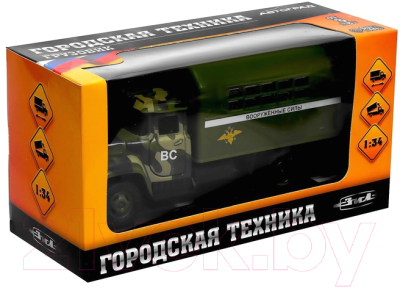 Фургон игрушечный Автоград Грузовик ЗИЛ Вооруженные силы / 9103838