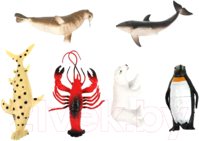 Набор фигурок игровых Играем вместе Набор морских животных / ZY1387108-R