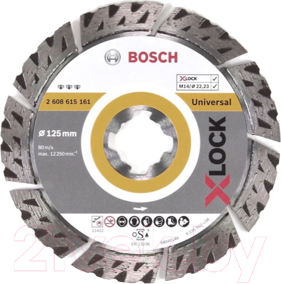 Отрезной диск алмазный Bosch 2.608.615.161