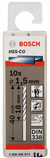 Набор сверл Bosch 2.608.585.873 (10шт)