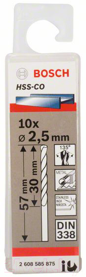 Набор сверл Bosch 2.608.585.875 (10шт)