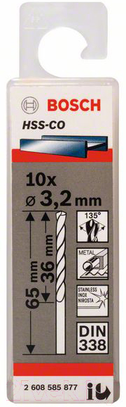 Набор сверл Bosch 2.608.585.877 (10шт)