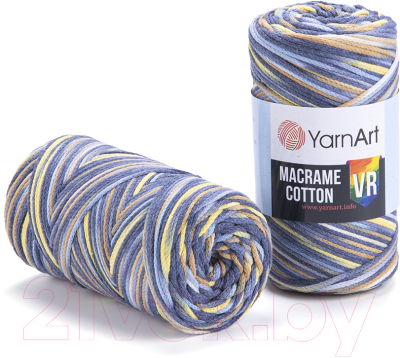 Пряжа для вязания Yarnart Macrame Cotton VR 80% хлопок, 20% полиэстер / 915 (225м)