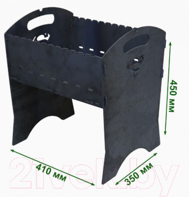 Изображение товара Мангал КомфортПром Походный Неокрашеный / 10221217