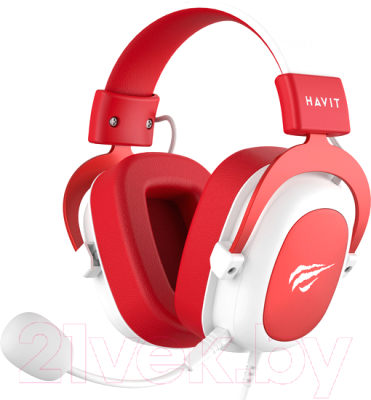 Havit H2002d (белый/красный) Наушники-гарнитура купить в Минске, Гомеле ...
