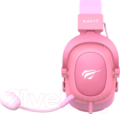 Наушники-гарнитура Havit H2002d (розовый)